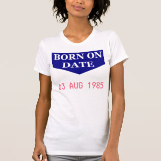 T-shirt Soutenu la date