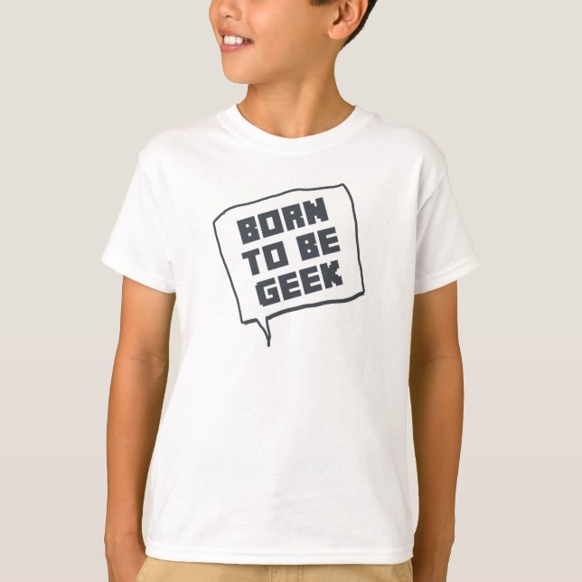 T-shirt Soutenu pour être geek (Devant)