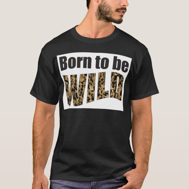 T-shirt Soutenu pour être SAUVAGE (Devant)
