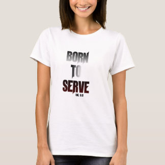 T-shirt soutenu pour servir