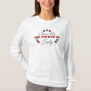 T-SHIRT SOUTENU SUR LE QUATRIÈME DE LA CHEMISE DE JUILLET
