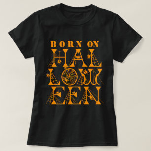 T-shirt Soutenu sur le texte éffrayant effrayant de Web