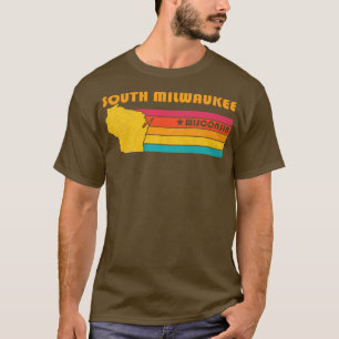 T-shirt South Milwaukee Wisconsin Souve Vintage en détress