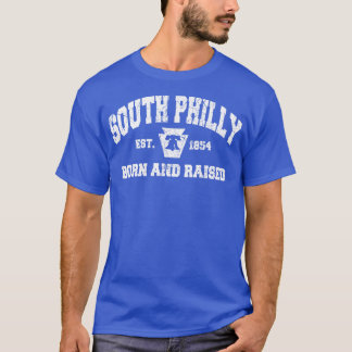 T-shirt South Philly Born et Raised Liberty Bell Philadel
