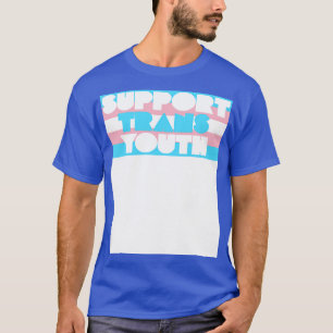 T-shirt Soutien à la conception de l'indicateur transgenre