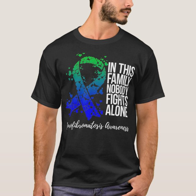 T-shirt Soutien à la famille Neurofibromatose Sensibilisat (Devant)