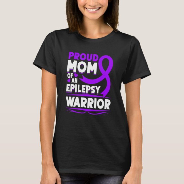T-shirt Soutien à la sensibilisation à l'épilepsie Mois de (Devant)