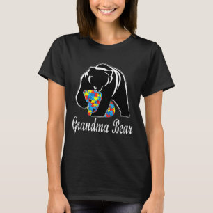 T-shirt Soutien à l'ours de grand-mère sensibilisation sur