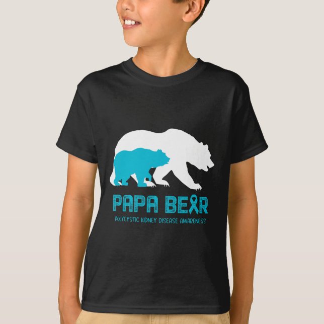 T-shirt Soutien à l'ours Sensibilisation aux maladies du r (Devant)