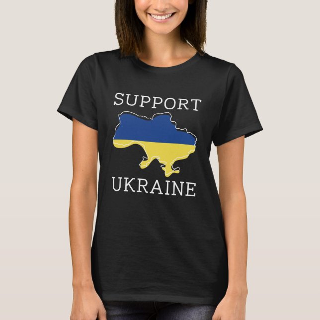 T-shirt Soutien à l'Ukraine (Devant)