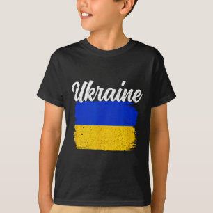 T-shirt Soutien à l'Ukraine Drapeau de l'Ukraine Liberté S