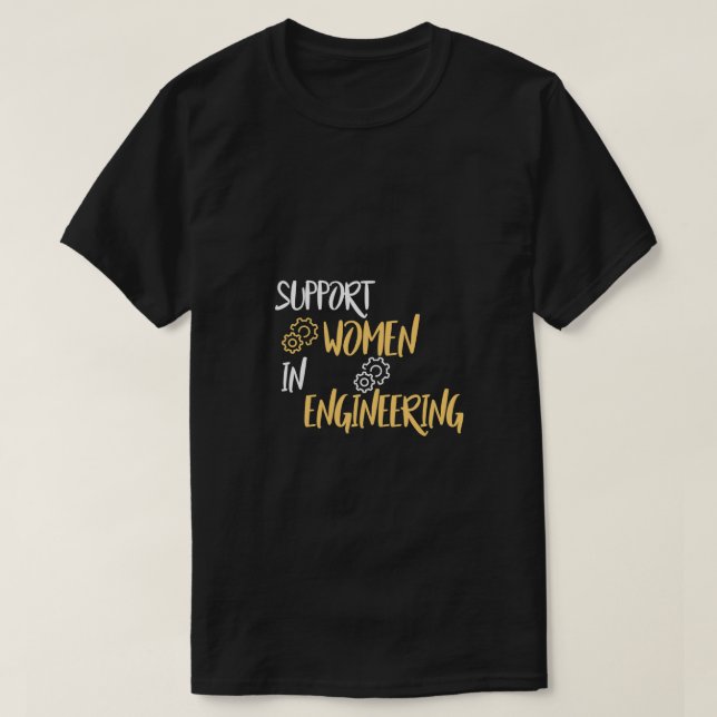 T-shirt Soutien amusant Femmes en ingénierie design cadeau (Design devant)