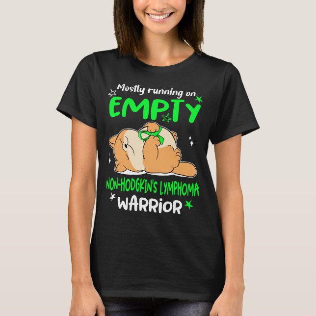 T-shirt Soutien au ruban de sensibilisation au lymphome de (Devant)