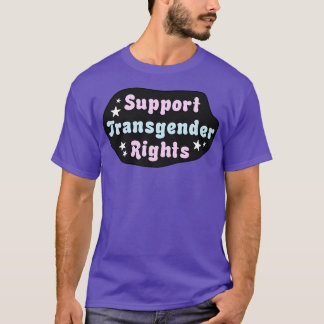 T-shirt Soutien aux droits transgenres