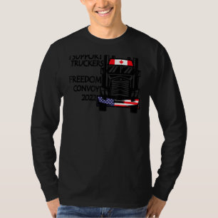 T-shirt Soutien Convoi pour la liberté des camionneurs can
