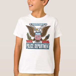 T-shirt Soutien de la police locale