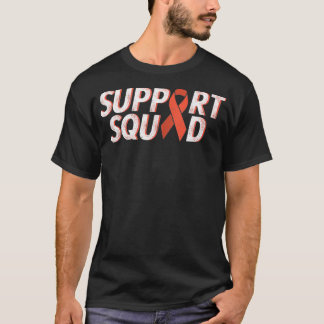 T-shirt Soutien de l'équipe de pêche ruban de sensibilisat
