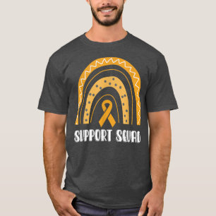 T-shirt Soutien de l'équipe Orange arc-en-ciel de sensibil