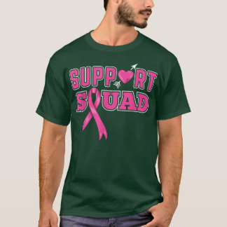 T-shirt Soutien de l'équipe Sensibilisation au cancer du s