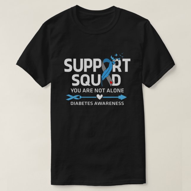 T-shirt Soutien des guerriers Équipe de sensibilisation au (Design devant)