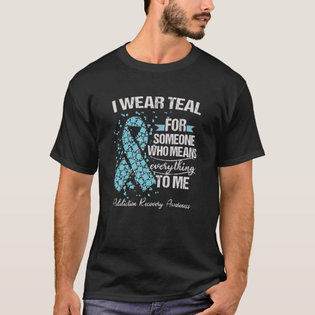 T-shirt Soutien du guerrier de sensibilisation au rétablis (Devant)