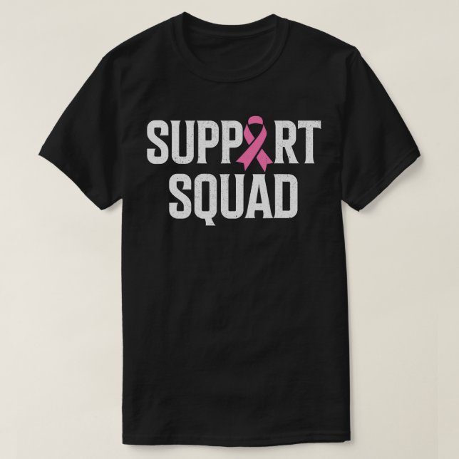 T-shirt Soutien du guerrier du cancer du sein Équipe du ca (Design devant)