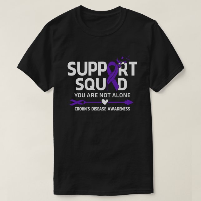 T-shirt Soutien du guerrier Équipe de sensibilisation à la (Design devant)