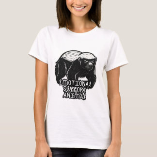 T-shirt Soutien émotionnel Animal Angry Honey Badger Funny