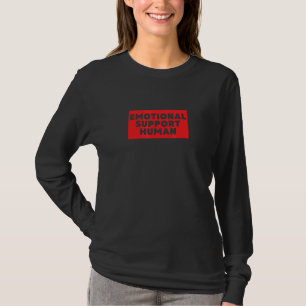 T-shirt Soutien Émotionnel Chemise Humaine Pour Femmes Ani