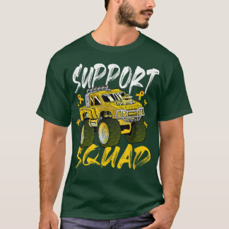 T-shirt Soutien Équipe Camion Enfance Cancer Sensibilisati