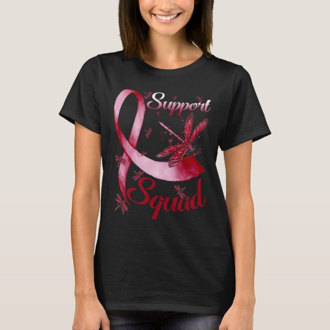 T-shirt Soutien Escadron Dragonfly Cerveau Aneurysme Sensi (Devant)