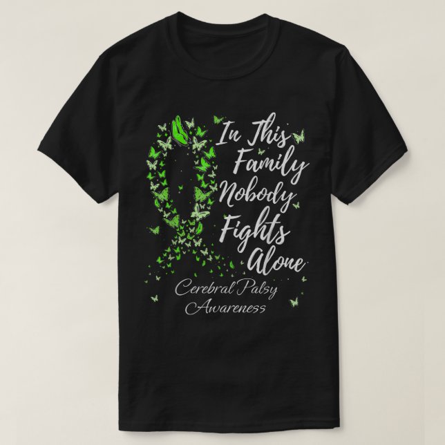 T-shirt Soutien familial Cérébrale Palsie CP Sensibilisati (Design devant)