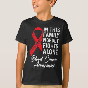T-shirt Soutien familial Sensibilisation au cancer du sang