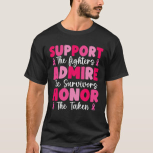 T-shirt Soutien Les Combattants Admirent Les Survivants Ho