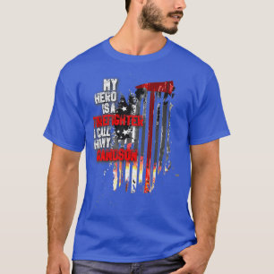T-shirt Soutien Pour Un Don De Pompier Grandson