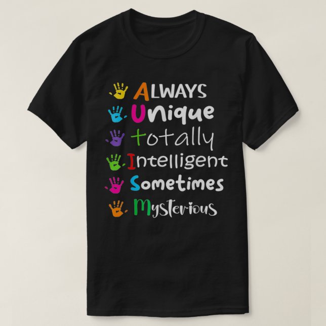 T-shirt Soutien sensibilisation sur l'autisme Autisme Enfa (Design devant)
