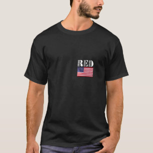 T-shirt Souvenez-vous de tous les militaires américains dé