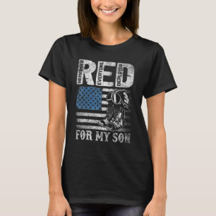 T-shirt Souvenez-vous de tous les soldats déployés R E D M