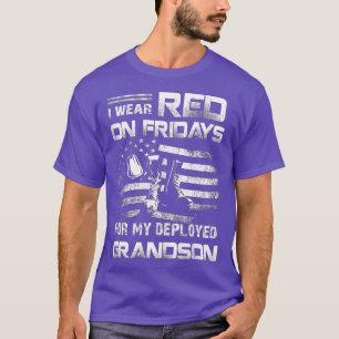 T-shirt Souvenez-vous de tous les vétérans déployés RED ve
