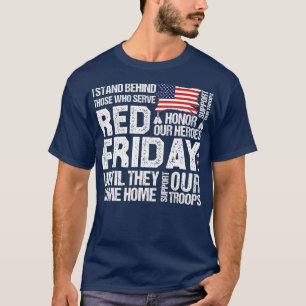 T-shirt Souvenez-vous de tous les vétérans déployés RED ve