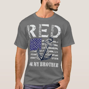 T-shirt Souvenez-vous de tous les vétérans déployés RED ve