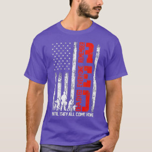 T-shirt Souvenez-vous de tous les vétérans déployés RED ve