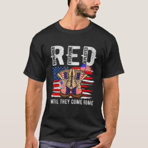 T-shirt Souvenez-vous de tout vétéran déployé RED Friday H