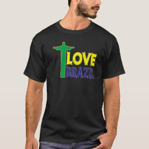T-shirt Souvenir Brésil pour hommes femmes 1