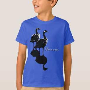 T-shirt Souvenir Canada pour enfants Chemise d'oie