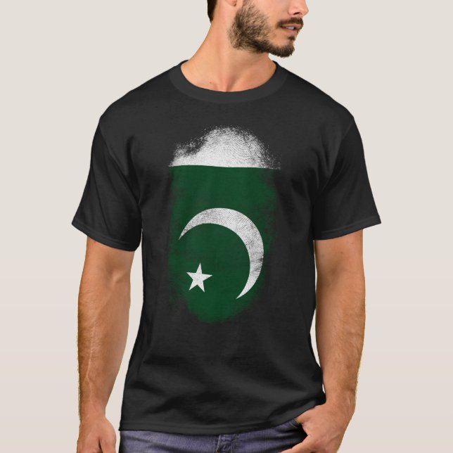 T-shirt Souvenir de drapeau du Pakistan - Pakistanais (Devant)