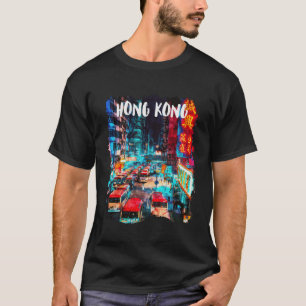 T-shirt Souvenir De Hong Kong - Hong Kong À La Nuit Pullov