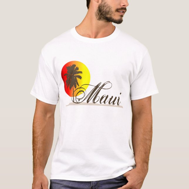T-shirt Souvenir de Maui Hawaï (Devant)