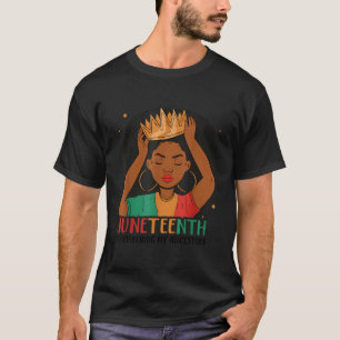 T-shirt Souvenir de mes ancêtres Célébrer la Jundixième no