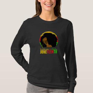T-shirt Souvenir de mes ancêtres Histoire des Noirs Femmes